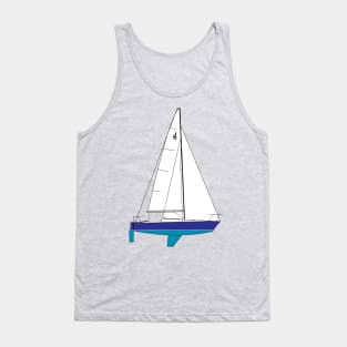 J/24 Sailboat Tank Top